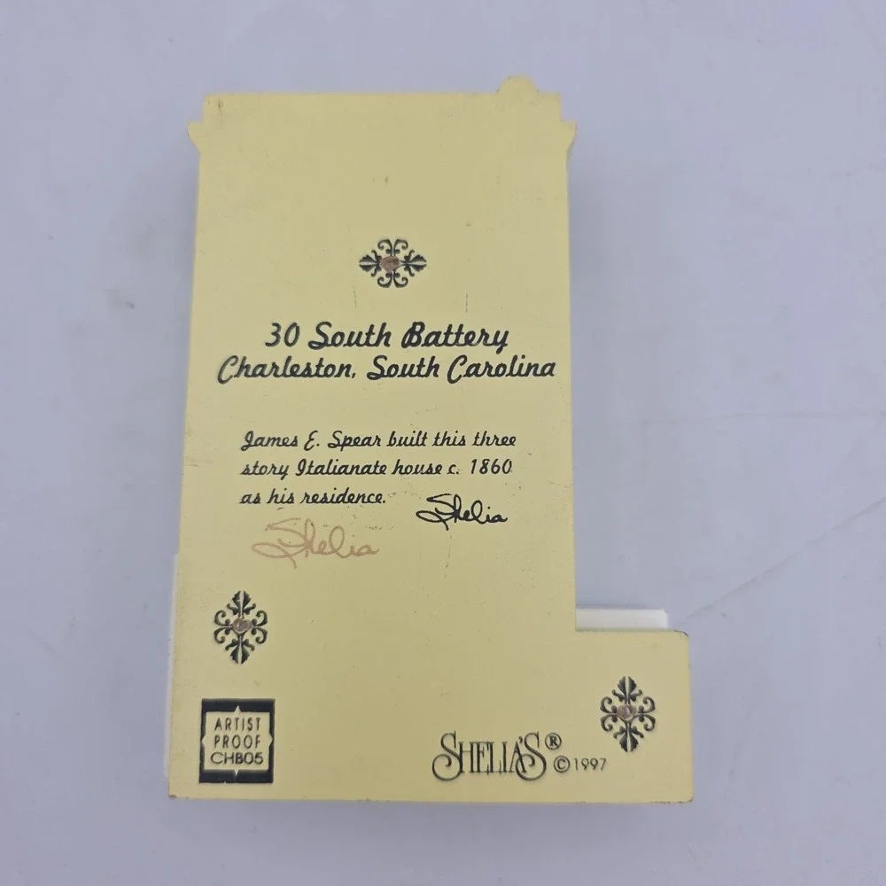 Sheila's Collectible Famous Houses Washington, Massachusetts  Lot of 3 - Signed